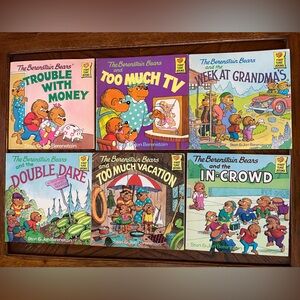 The Berenstain Bears kids books | set of 6 vintage First Time books